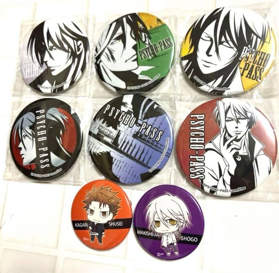 Amazon.co.jp: PSYCHO-PASS サイコパス 缶バッチセット : ホビー