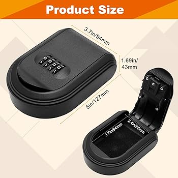 Amazon.com: Coldairsoap Magnetic Key Holder with Lock, Magnet Key
