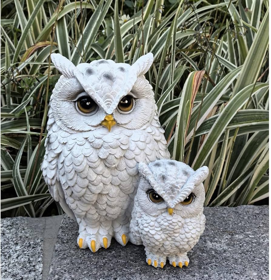 Amazon.co.jp: JAnjiaLxY フクロウの置物 ふくろう 置物 フクロウの像