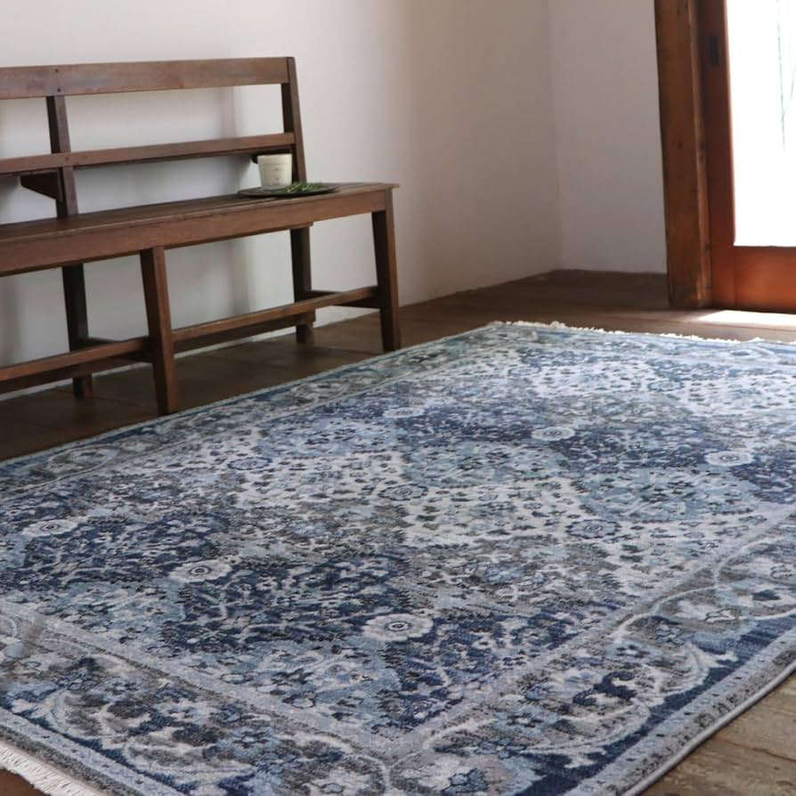 Amazon｜萩原 ウィルトンラグ 約160×225cm 「RAKKAS グレイズ