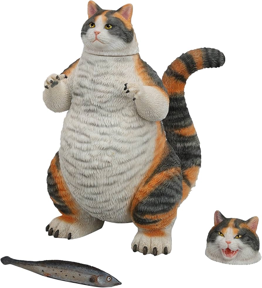 Amazon | JXK ゴジにゃん 丈夫なポリレジン 複雑なディテール付き