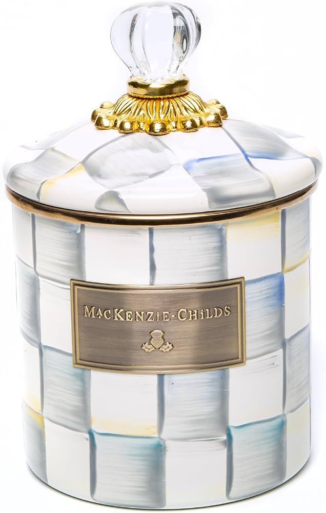 Amazon.com: MACKENZIE-CHILDS Small Enamel Canister, Kitchen