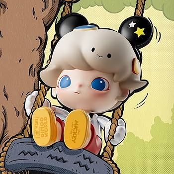 Amazon.co.jp: POP MART MEGA JUST DIMOO 400% Mickey Mouse : おもちゃ