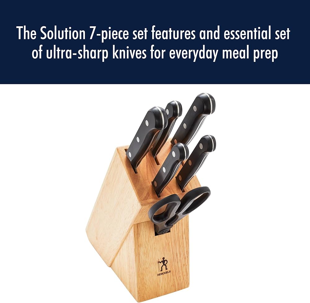 Amazon.com: HENCKELS Solution Razor-Sharp 7-pc Knife Set, Chef