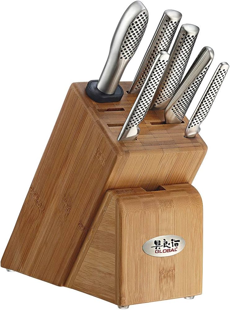 Amazon.com: Global Takashi 7 piece Knife Block Set - Lightweight