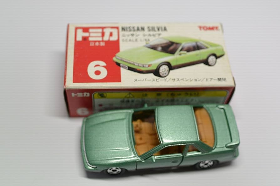 トミカ 日産 シルビア S13 No.6 シルエイティ ミニカー 2台セット