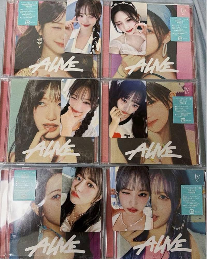 Amazon.co.jp: ive alive ソロジャケット ソロ盤 封入トレカ CD 6種