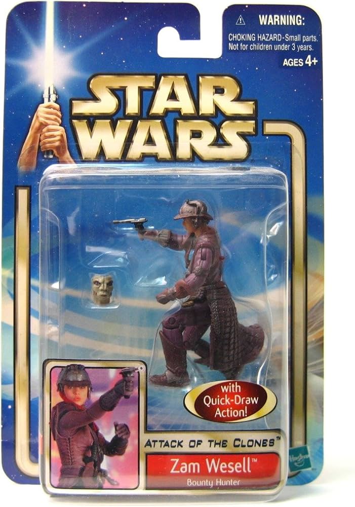 Amazon.com: Star Wars Saga 2002 Zam Wesell (Attack of the Clones