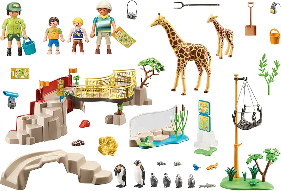 Amazon.co.jp: プレイモービル 動物園 サファリパーク(2023) 71190