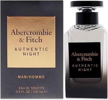Abercrombie and Fitch Authentic Night EDT Spray Men-3.4 oz