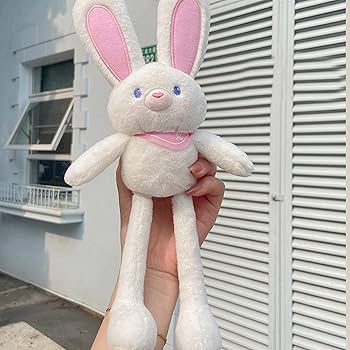 Amazon.co.jp: バニー キーチェーン ぬいぐるみ 耳を引っ張って面白い
