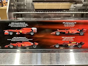 Amazon.co.jp: burago - FORMULA RACING 1/43 Ferrari F1 6台セット