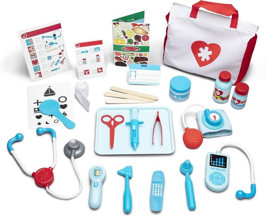 Amazon.com: Melissa & Doug Get Well Doctor Kit, 25-Piece Toddler