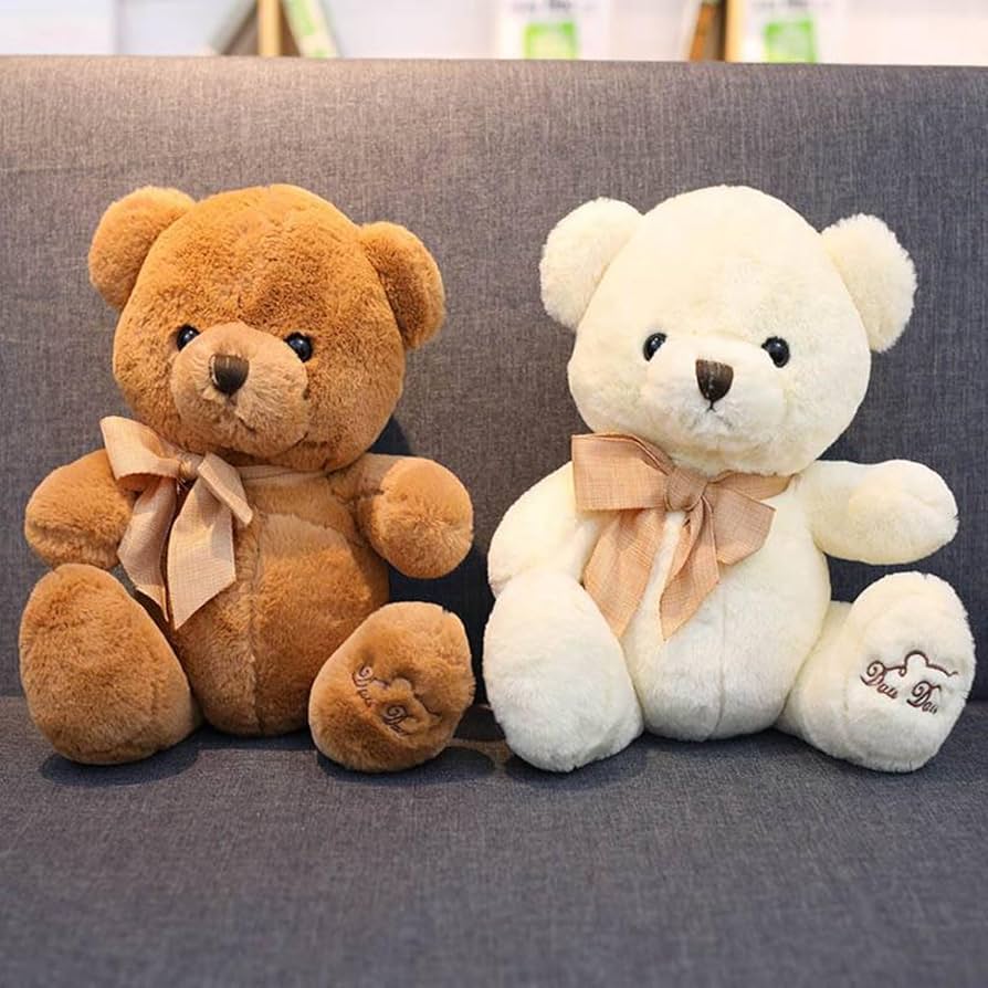 Amazon｜熊 縫いぐるみ ペアセット 2点セット 縫い包み テディーベア