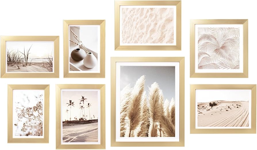 Amazon.com - ArtbyHannah Gallery Wall Frame Set, 8 Pack Picture