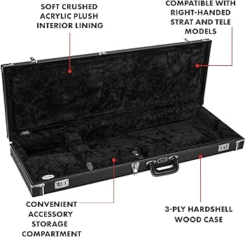 Amazon.com: Fender Classic Series Wood Case, Stratocaster