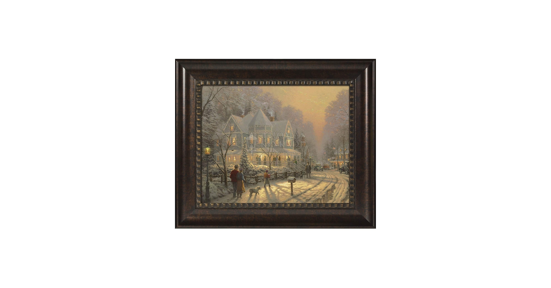 Amazon.com: Thomas Kinkade A Holiday Gathering 22 x 26.5