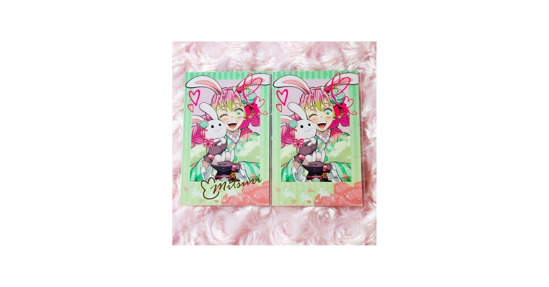 Amazon.co.jp: 鬼 滅 甘露寺蜜璃 卯年 チェキ風カード : おもちゃ
