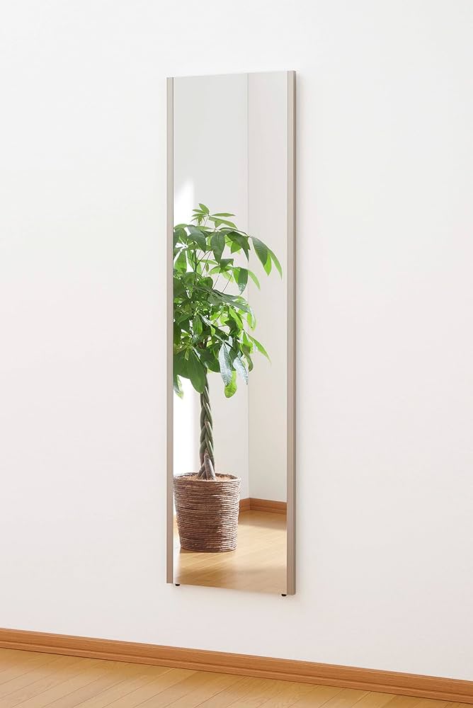 Amazon.co.jp: リフェクス割れない軽量な鏡40×150cmシャンパンゴールド
