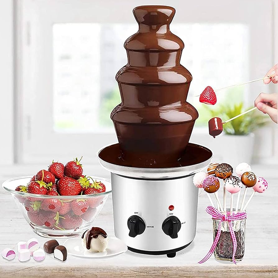 Amazon.co.jp: 電動チョコレートファウンテンマシン、3/4層