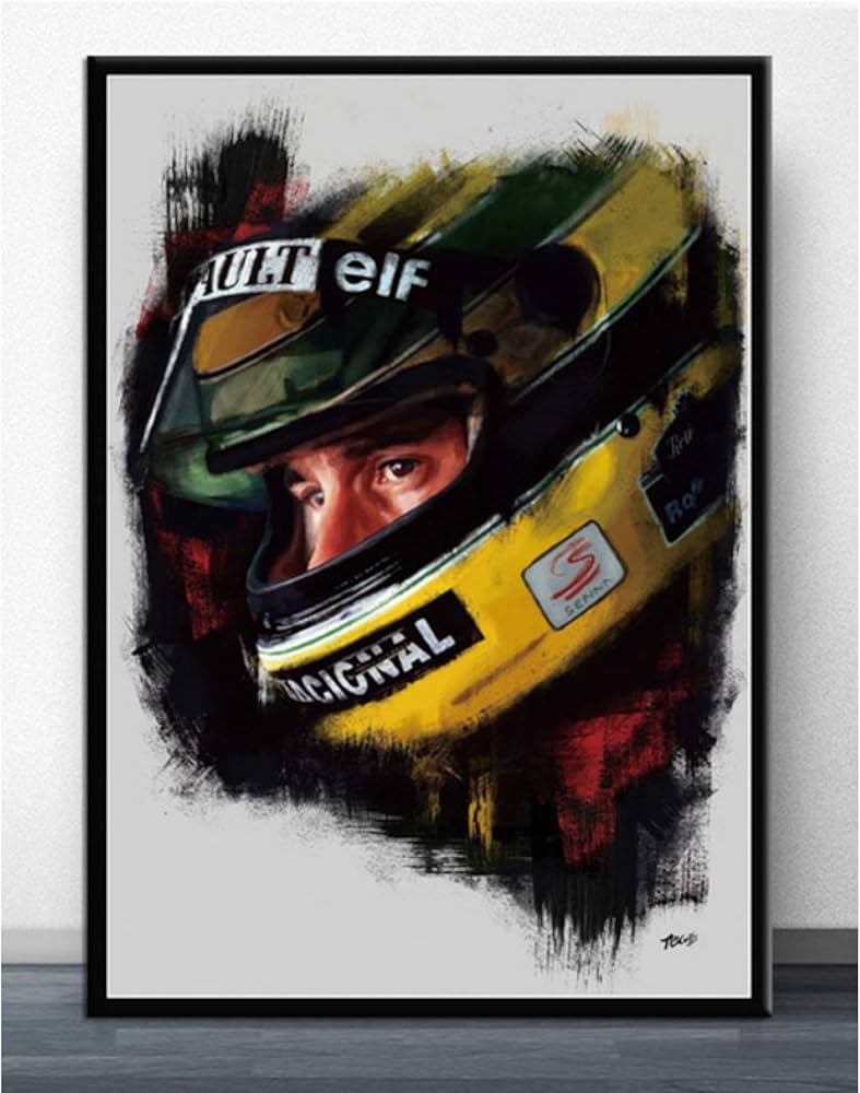 Amazon.co.jp: BGGGTD ポスター F1フォーミュラアイルトンセナスター