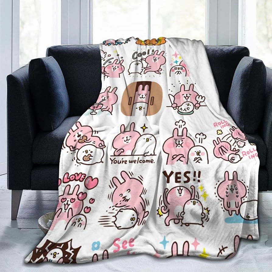 Amazon｜カナヘイの小動物 ブランケット フランネル柔らかいふわふわ