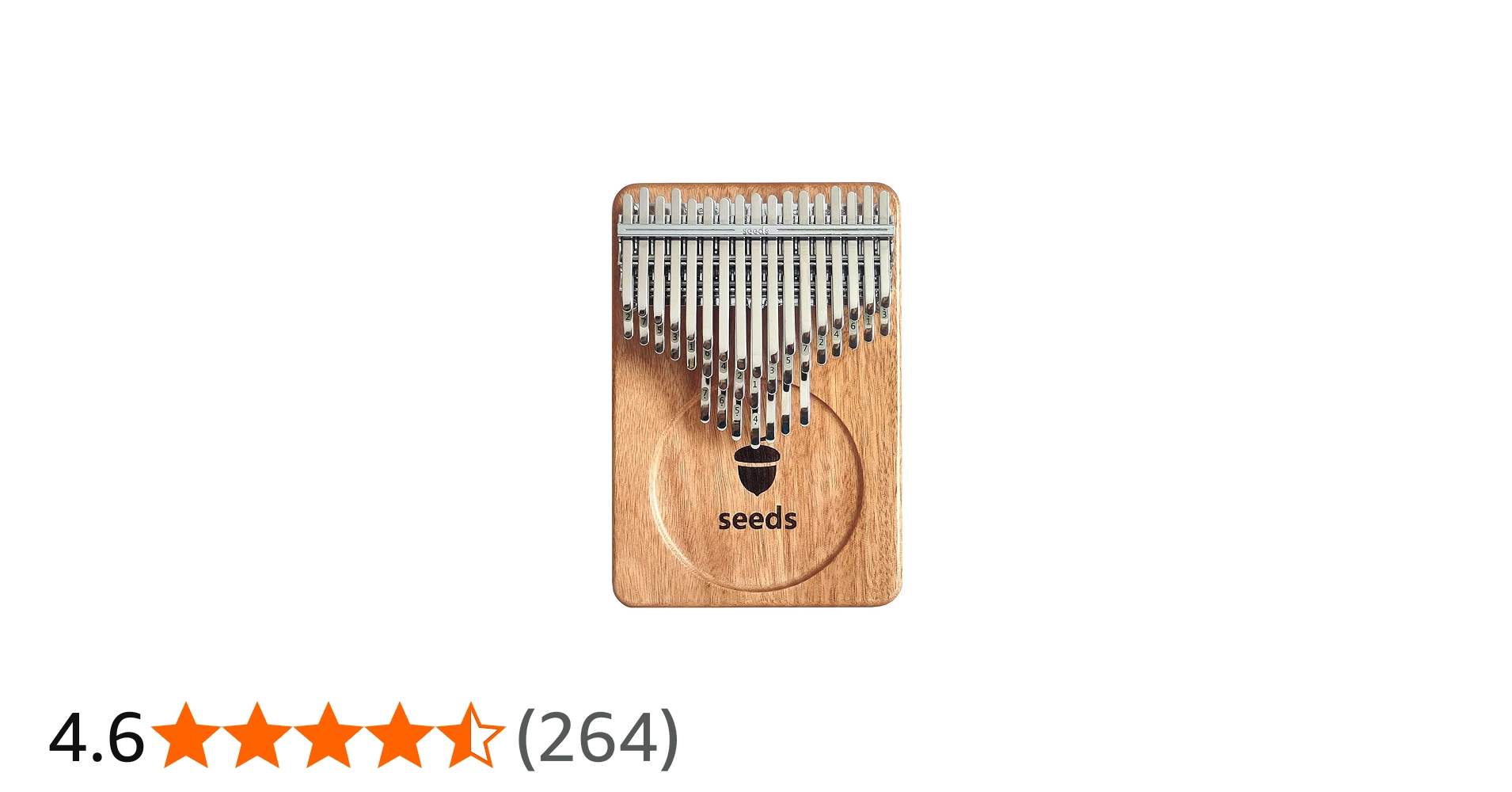 Amazon | seeds カリンバ 41キー 軽量 親指ピアノ 初心者セット （3段