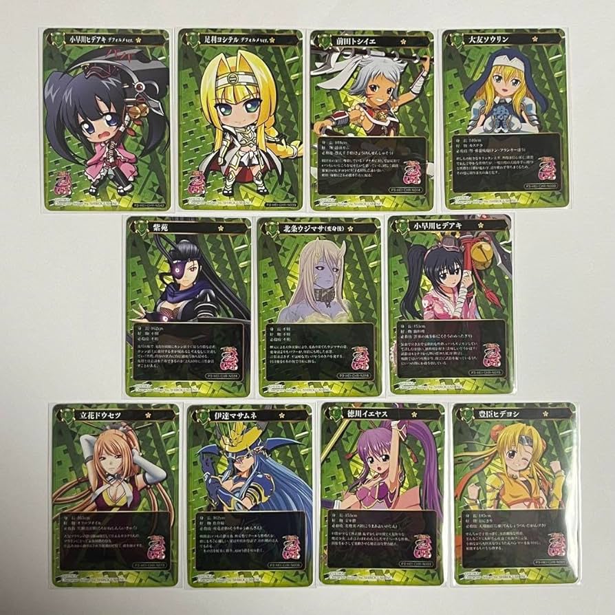 Amazon.co.jp: No6 ポイトレ 戦国乙女 コモンカード 11枚セット : おもちゃ