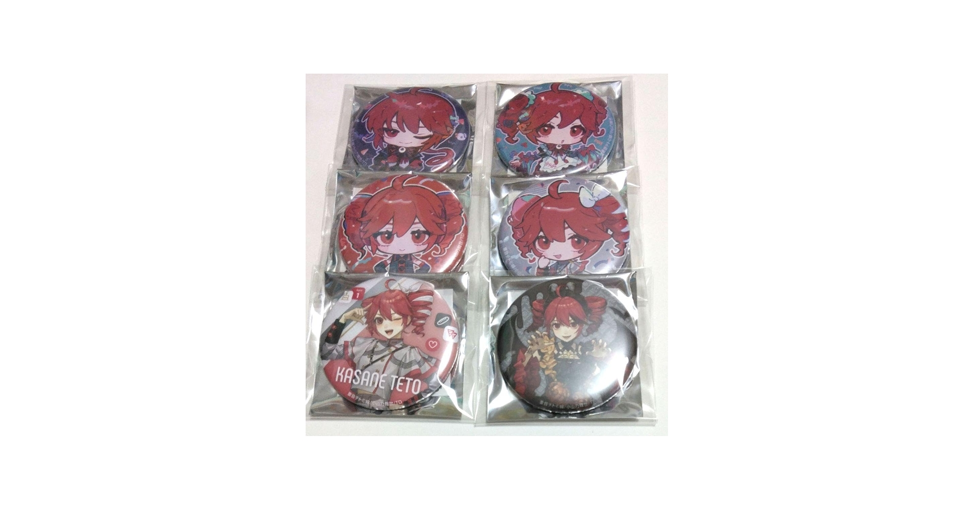 Amazon | 重音テト UP SHOP 缶バッジ6個 全種コンプリートセット