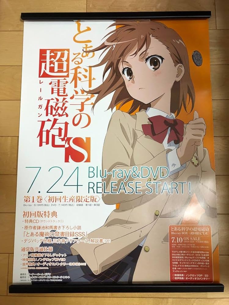 Amazon.co.jp: とある科学の超電磁砲S 番宣 B2サイズ アニメ ポスター