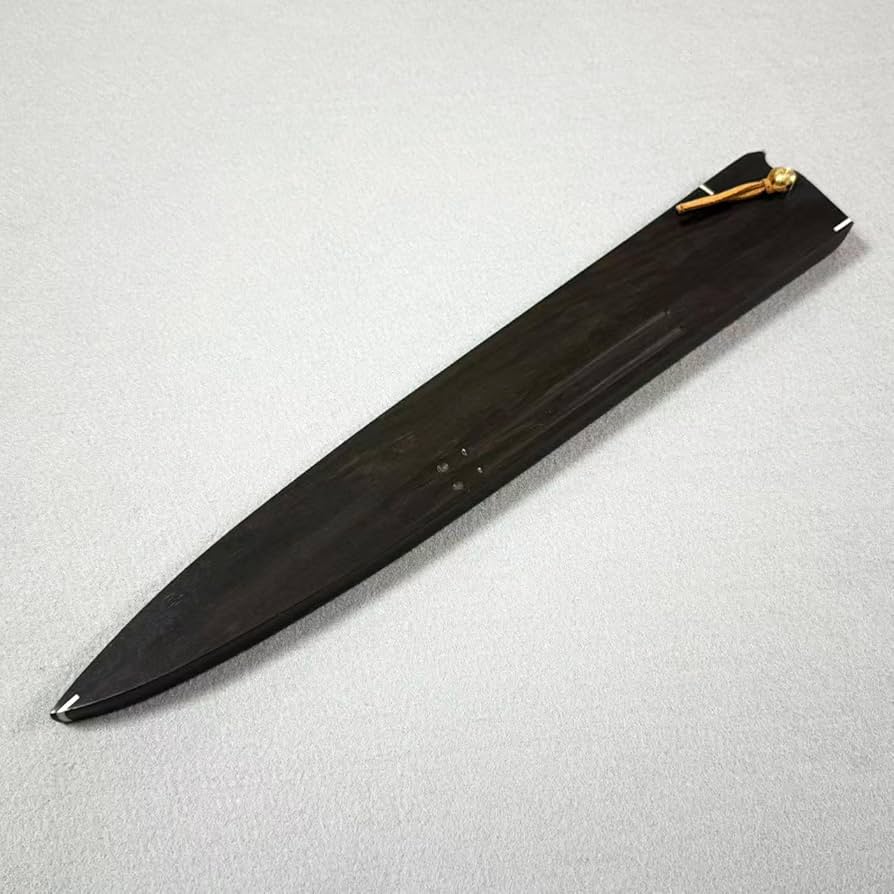 Amazon | 黒檀 高級銘木 柳刃270 柳刃9寸 柳刃 和包丁 木鞘 ケース 鞘