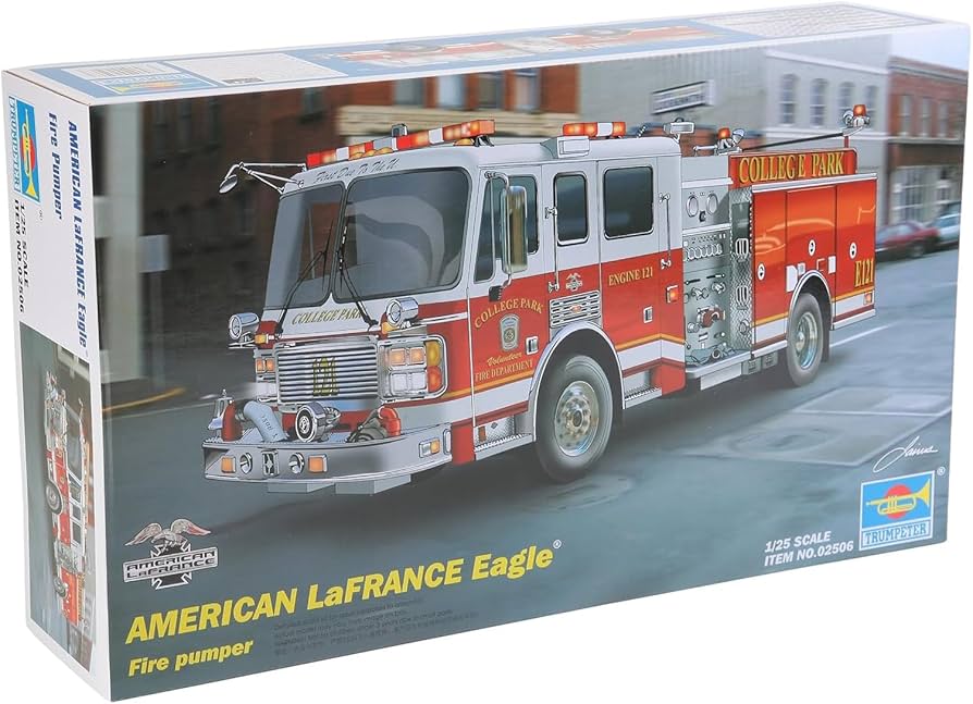 Amazon | トランペッター 1/25 アメリカ消防ポンプ車 プラモデル