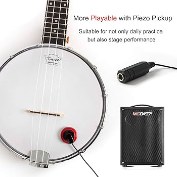 Amazon.com: Kmise Concert Size Banjolele, 23'' Sapele 4 Strings