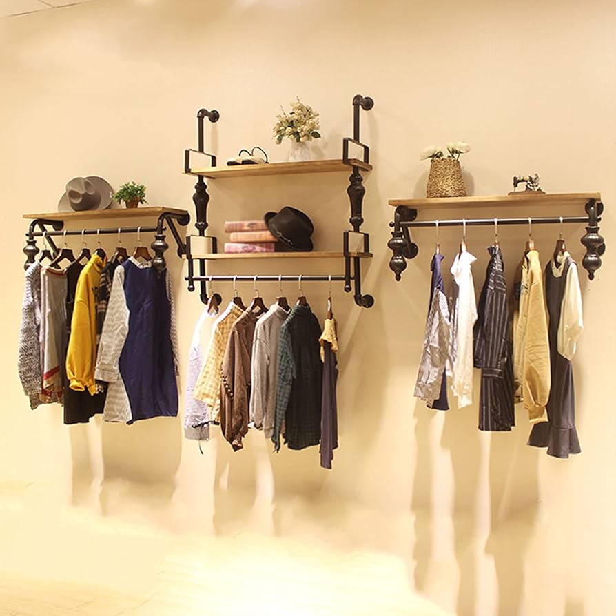 Amazon | 3pcs ハンガーラック 洋服ラック ディスプレイラック 頑丈