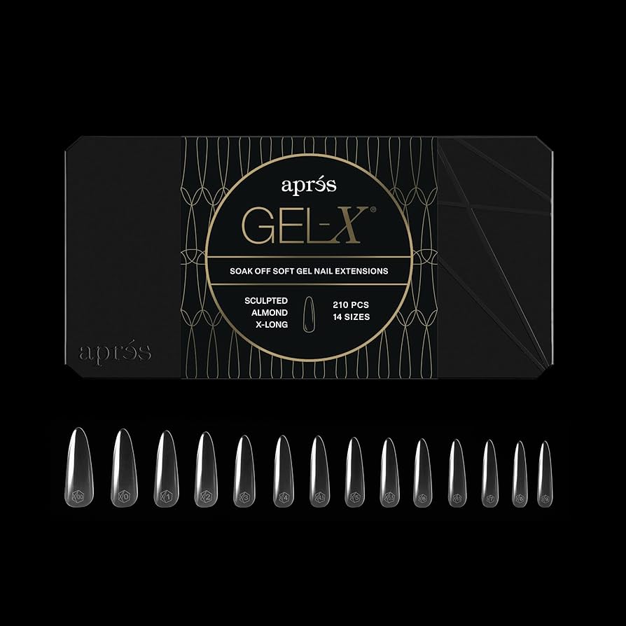 Amazon | APRÉS Gel-X® アーモンド ネイルチップセット｜280枚入り