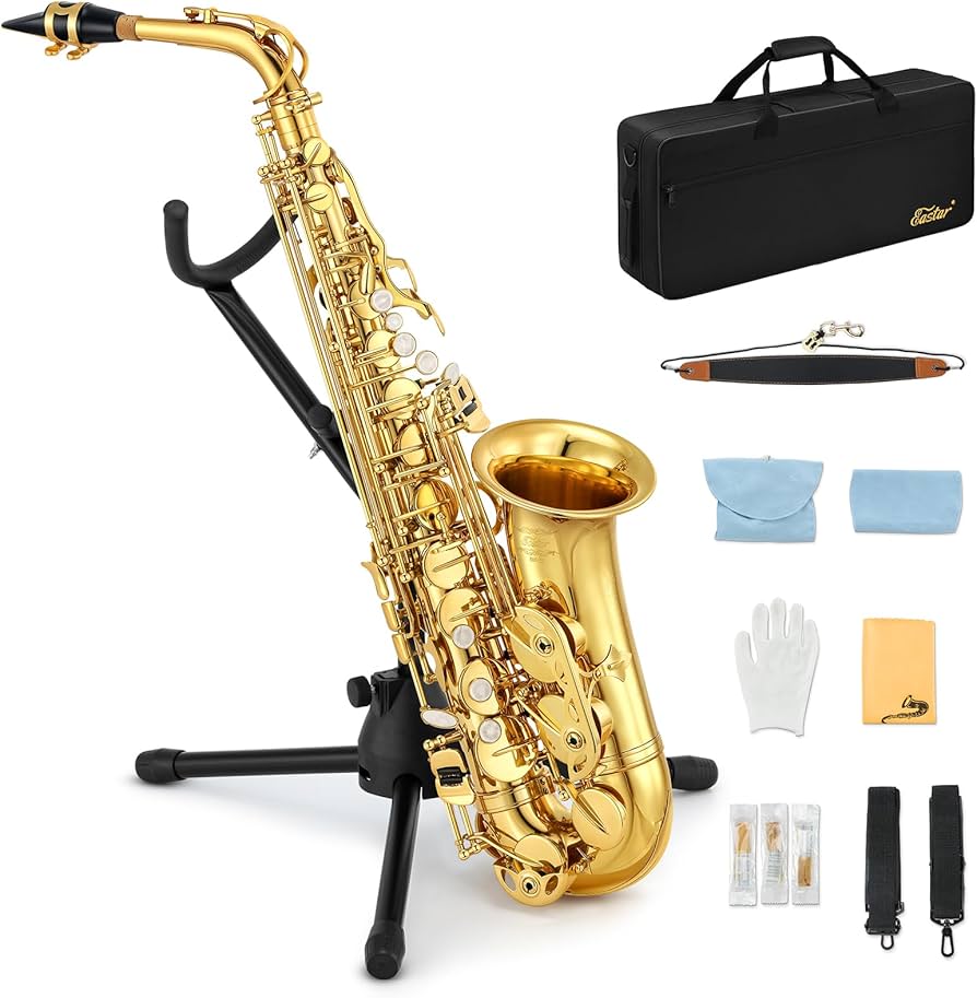 Amazon.com: Eastar Student Alto Saxophone E Flat for Beginner Sax