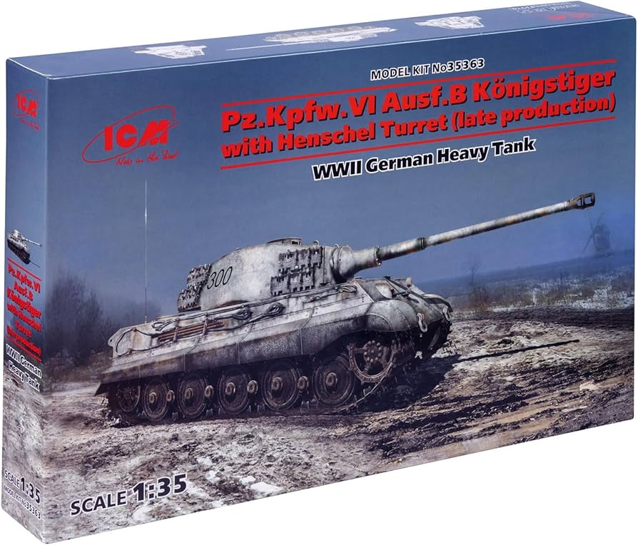 Amazon | アイシーエム ICM 1/35 ドイツ軍 重戦車 キングタイガー
