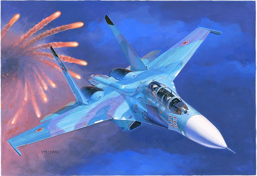 Amazon | トランペッター 1/72 Su-27UB フランカー C型 プラモデル