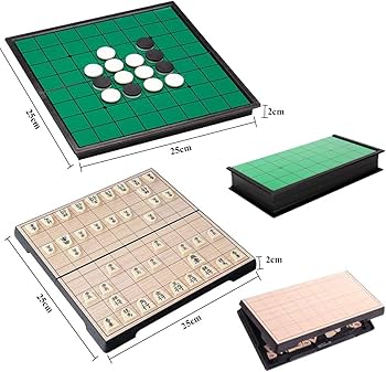 Amazon | 将棋盤セット リバーシ 将棋 磁石 【説明書付き】 ボード