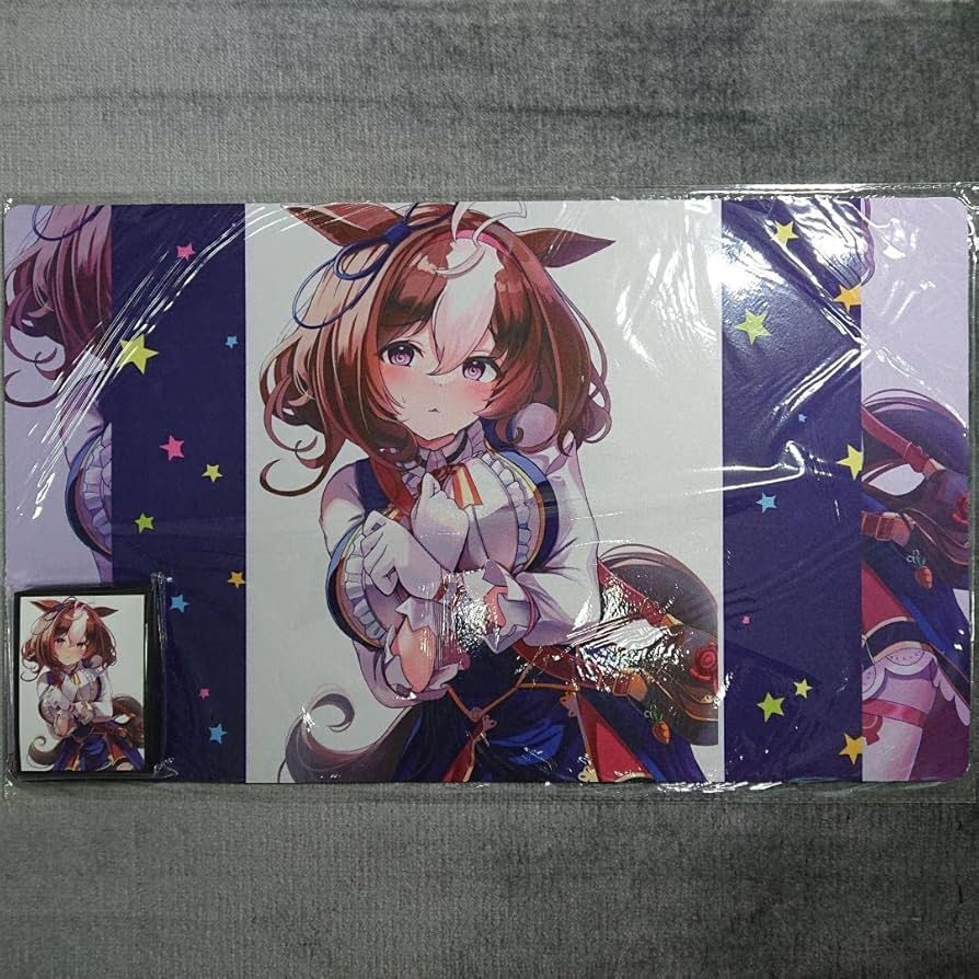 Amazon | α1 ウマ娘 白背景&勝負服 メイショウドトウ スリーブ&プレイ