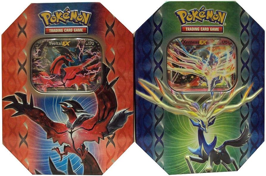 Pokemon TCG: Legends of Kalos Collector's Tin Containing 4 Booster