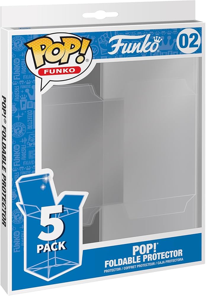 Amazon.co.jp: Funko POP!プロテクター:5個入り折りたたみ式POP