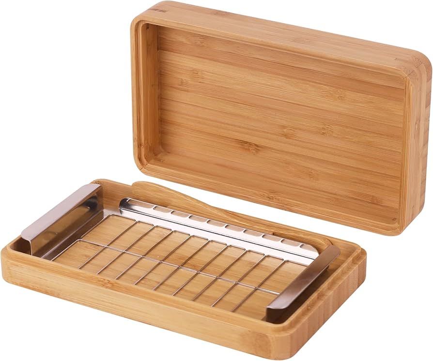 Amazon | 【FSC認証製品】 良木工房(YOSHIKI) 竹製 バターケース