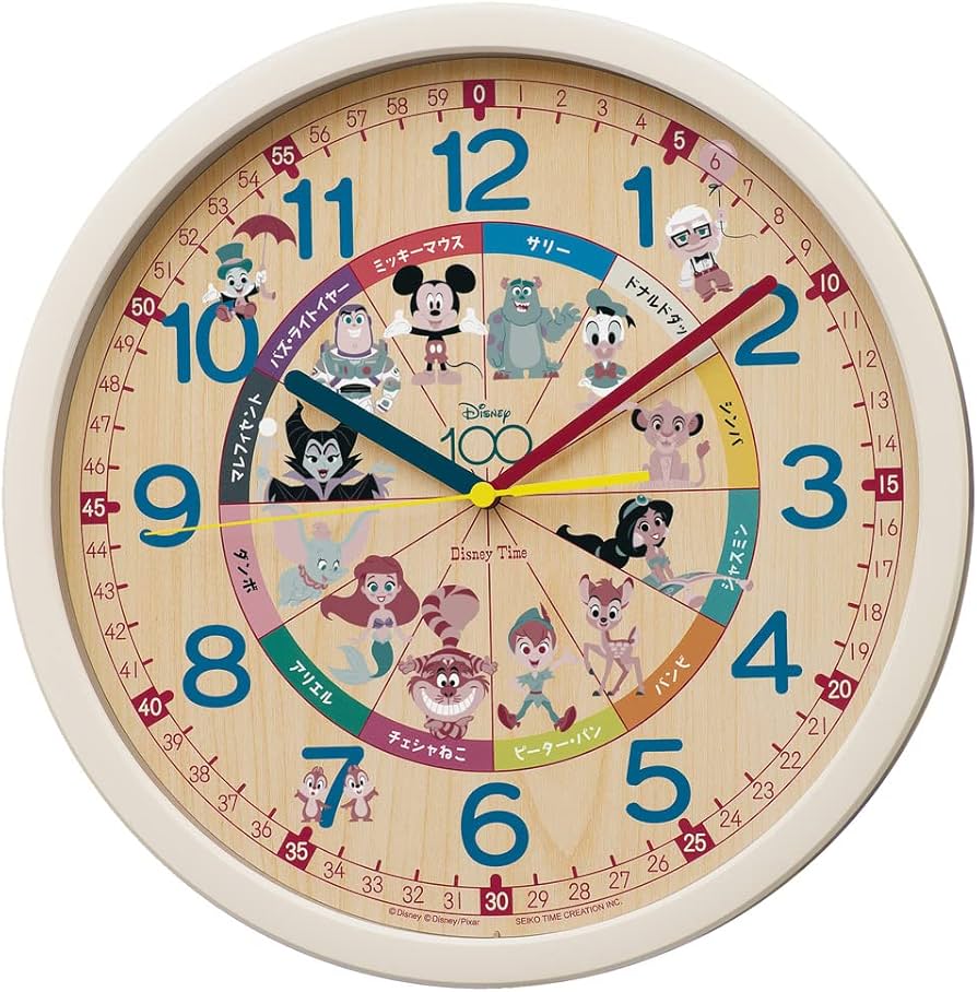 Amazon.co.jp: セイコークロック(Seiko Clock) 掛け時計 知育 アナログ