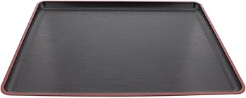 Amazon｜イシダ お盆 えびす 黒天朱 尺3寸 トレイ トレー 39.5×28.2cm