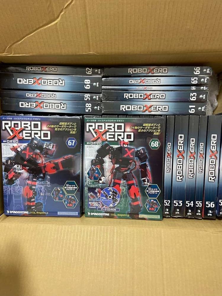 Amazon.co.jp: 最終 デアゴスティーニ 週刊ロボゼロ 1巻-70巻 全巻