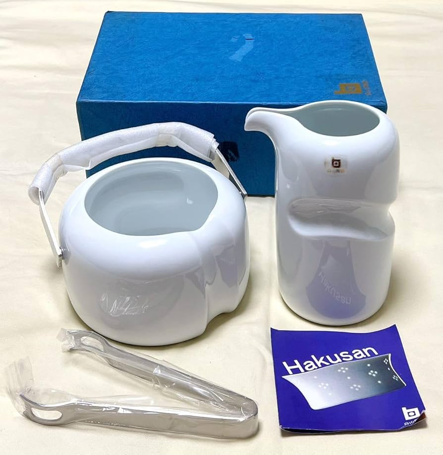 Amazon.co.jp: 波佐見焼 白山陶器 森正洋デザイン 白磁水差し＆アイス