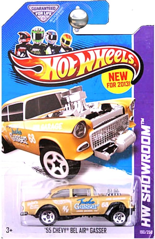 Amazon | '55 CHEVY BEL AIR GASSER (GOLD) * HW SHOWROOM / AMERICAN