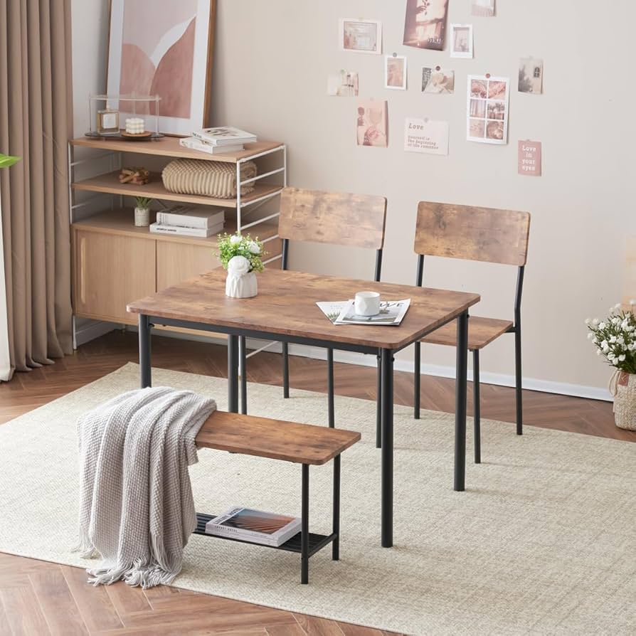 Amazon｜ダイニングテーブルセット4人用 4点セット ダイニング セット