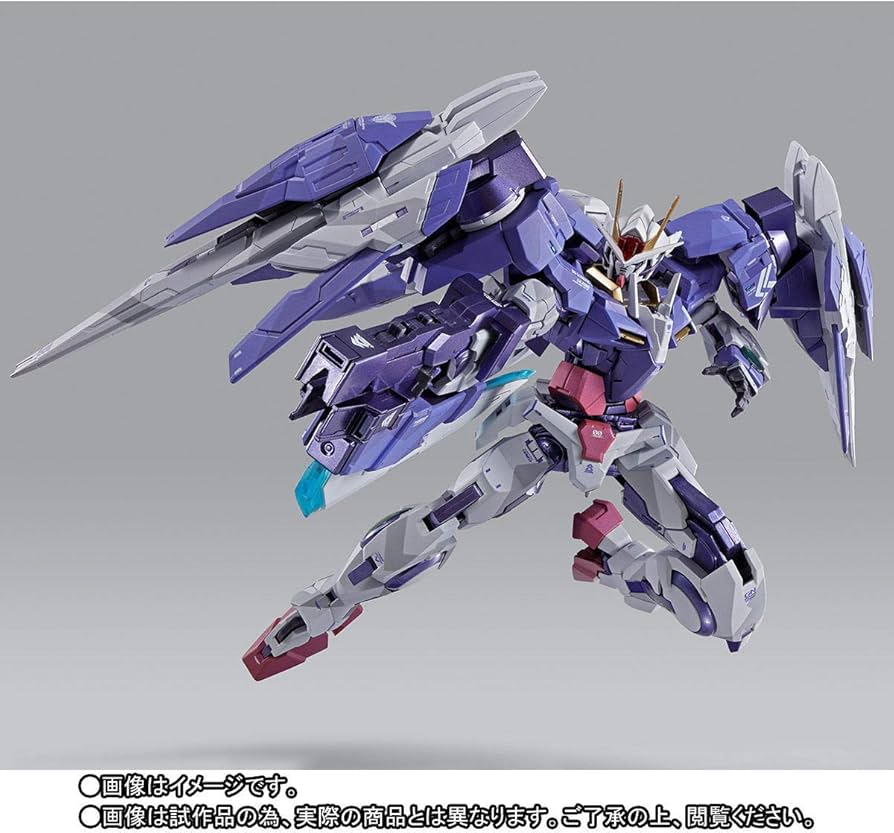 Amazon.com: Bandai Metal Build Double 00 Raiser Designers Blue Ver